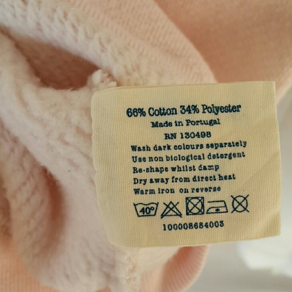 Jack Wills Embroidered Contrast Logo Pastel Knit Preppy Two-tone Sweater Jumper - Picture 9 of 12